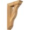 Ekena Millwork Funston Traditional Rough Sawn Bracket w/ Offset Brace, Western Red Cedar, 6"W x 20"D x 32"H BKT0604X20X32FST01RWR - alternate 1